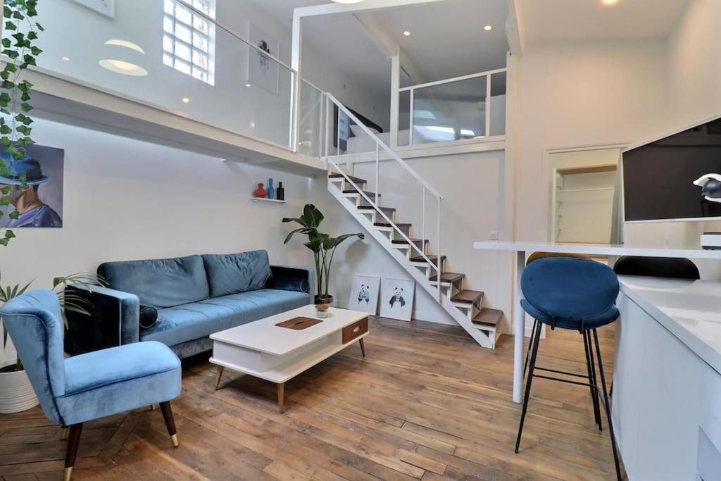 Unique Loft Apartment Located 15 Minutes From The Champs Elysees Saint-Ouen (Seine-Saint-Denis) Exterior foto