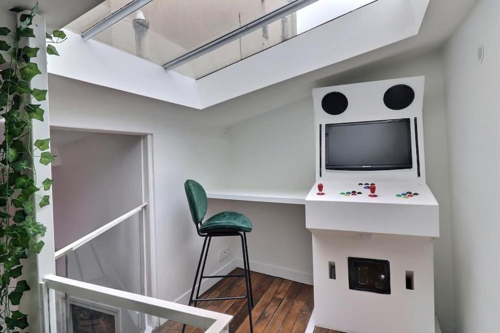 Unique Loft Apartment Located 15 Minutes From The Champs Elysees Saint-Ouen (Seine-Saint-Denis) Exterior foto